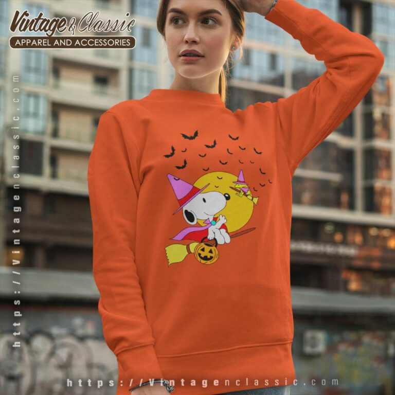 Halloween Snoopy And Woodstock Sweatshirt Halloween Snoopy And Woodstock Sweatshirt
