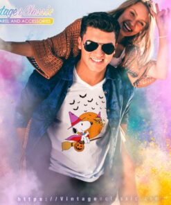 Halloween Snoopy And Woodstock V Neck TShirt