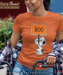 Halloween Snoopy Boo Peanuts Gang Shirt 9 Halloween Snoopy Boo Peanuts Gang Women TShirt