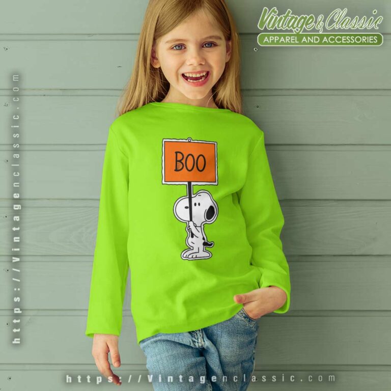 Halloween Snoopy Boo Peanuts Gang kids Longsleeves Halloween Snoopy Boo Peanuts Gang kids Longsleeves
