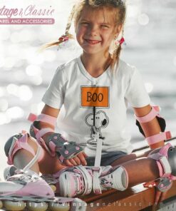 Halloween Snoopy Boo Peanuts Gang Shirt 8 Halloween Snoopy Boo Peanuts Gang kids Vneck