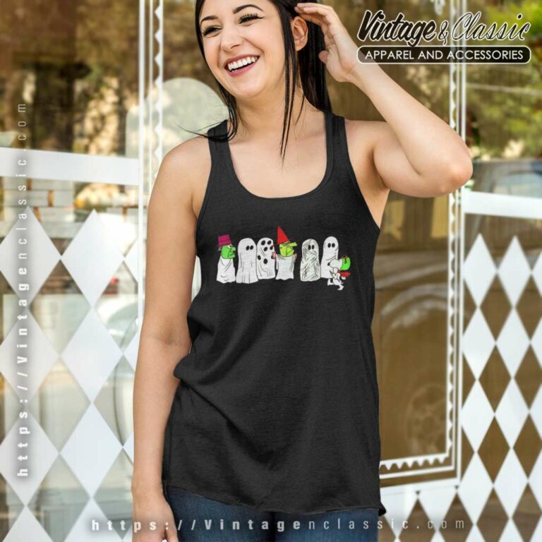 Halloween Snoopy Funny Shirt Ghost Tank Top Racerback Halloween Snoopy Funny Shirt Ghost Tank Top Racerback