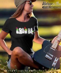 Halloween Snoopy Funny Shirt Ghost Women TShirt