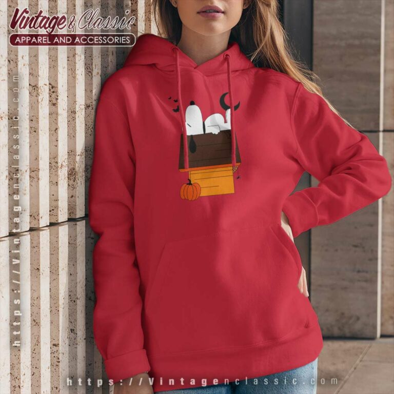 Halloween Snoopy House With Pumpkin Hoodie Halloween Snoopy House With Pumpkin Hoodie