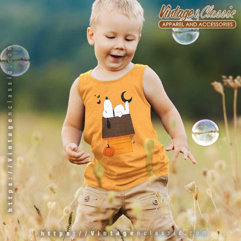 Halloween Snoopy House With Pumpkin kids Tanktop Halloween Snoopy House With Pumpkin kids Tanktop