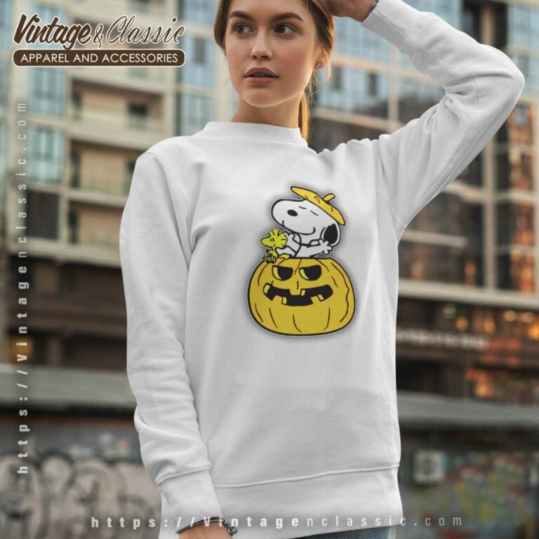 Halloween Snoopy Pumpkin Shirt Bumper Sweatshirt Halloween Snoopy Pumpkin Shirt Bumper Sweatshirt