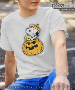 Halloween Snoopy Pumpkin Shirt Bumper T Shirt
