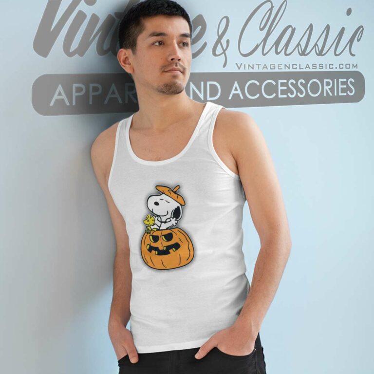 Halloween Snoopy Pumpkin Shirt Bumper Tank Top Racerback Halloween Snoopy Pumpkin Shirt Bumper Tank Top Racerback