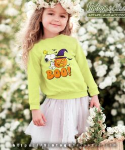 Halloween Snoopy Shirt Woodstock Boo kids Sweetshirt