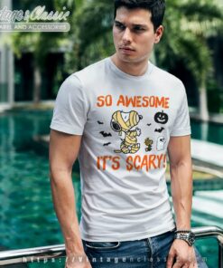 Halloween Snoopy So Awesome Its Scary T Shirt
