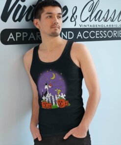Halloween Tweety Bird Sylvester Tank Top Racerback