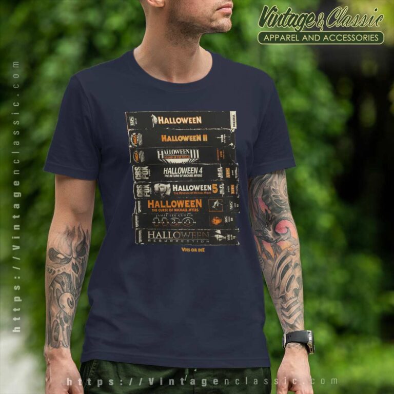 Halloween Version Of Its Vhs Or Die T Shirt Halloween Version Of Its Vhs Or Die T Shirt