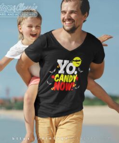 Halloween Yo Candy Now V Neck TShirt