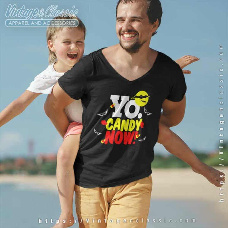 Halloween Yo Candy Now V Neck TShirt Halloween Yo Candy Now V Neck TShirt