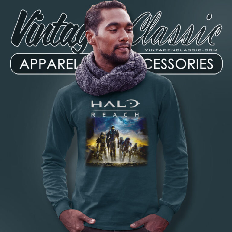Halo Reach Video Game Long Sleeve Tee Halo Reach Video Game Long Sleeve Tee