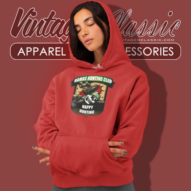 Hamas Hunting Club Happy Hunting Hoodie Hamas Hunting Club Happy Hunting Hoodie