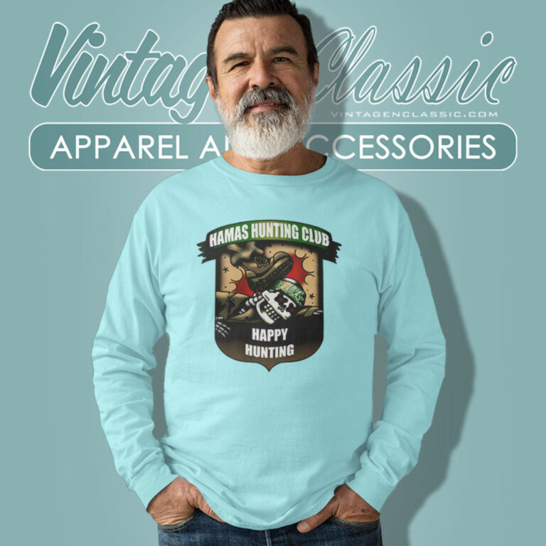 Hamas Hunting Club Happy Hunting Long Sleeve Tee Hamas Hunting Club Happy Hunting Long Sleeve Tee
