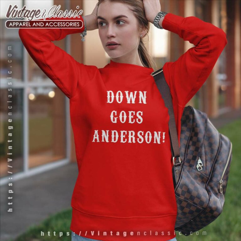 Hamilton Down Goes Anderson Sweatshirt Hamilton Down Goes Anderson Sweatshirt