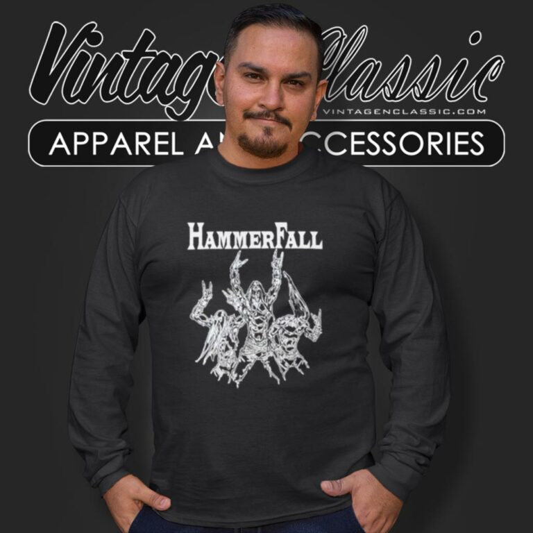 Hammerfall Bang Head Long Sleeve Tee Hammerfall Bang Head Long Sleeve Tee