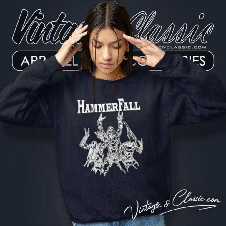 Hammerfall Bang Head Sweatshirt Hammerfall Bang Head Sweatshirt