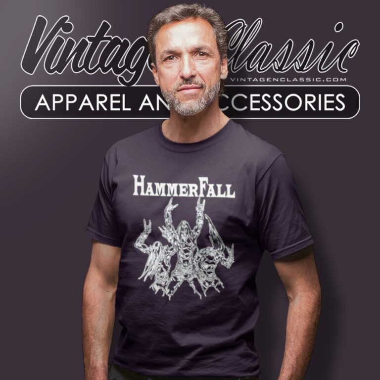 Hammerfall Bang Head T Shirt Hammerfall Bang Head T Shirt