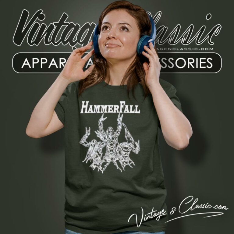 Hammerfall Bang Head Women T Shirt Hammerfall Bang Head Women T Shirt