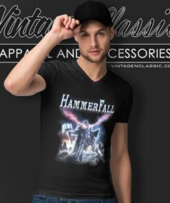 Hammerfall Chapter V V Neck TShirt