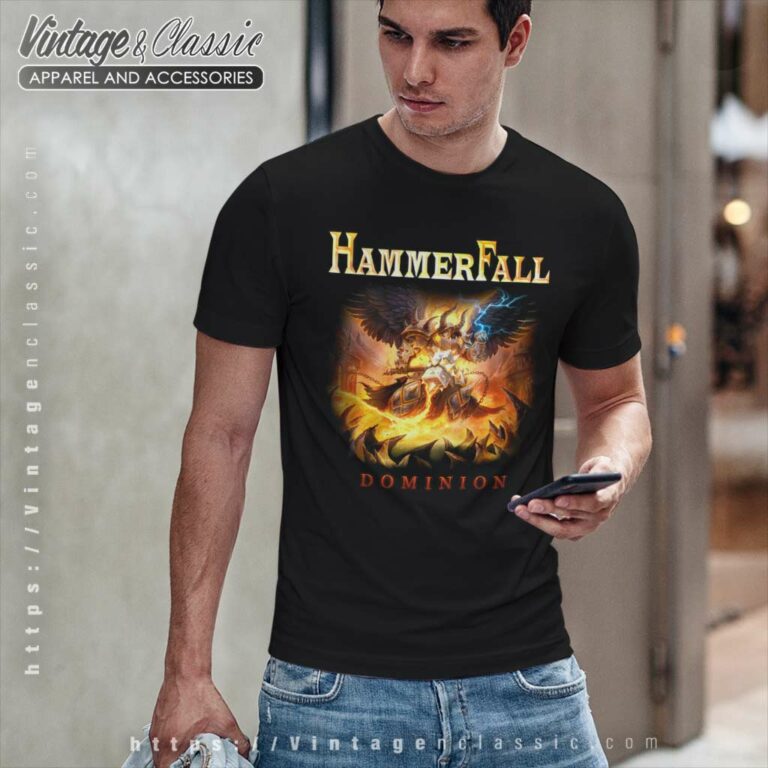 Hammerfall Dominion T Shirt Hammerfall Dominion T Shirt