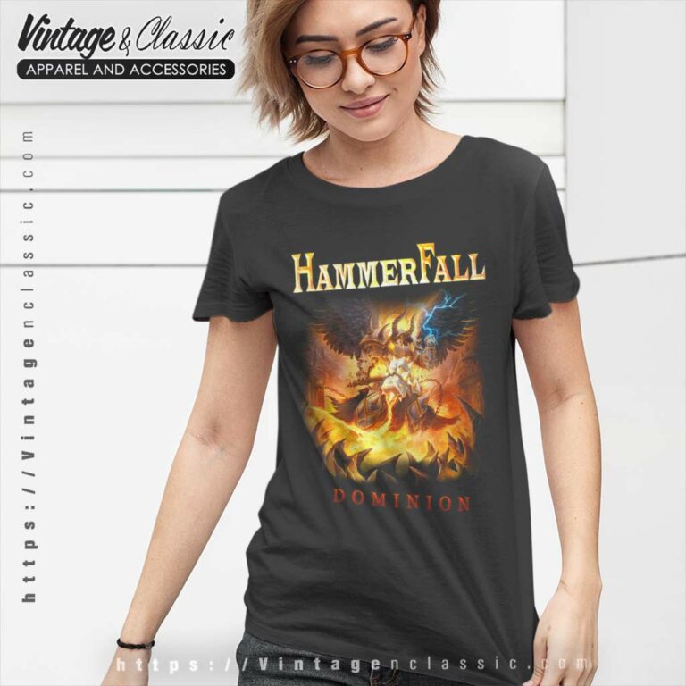 Hammerfall Dominion Women TShirt Hammerfall Dominion Women TShirt