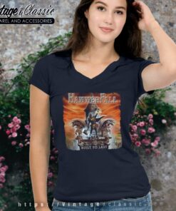 Hammerfall Shirt Built To Last 5 Hammerfall Shirt Built To Last V Neck TShirt