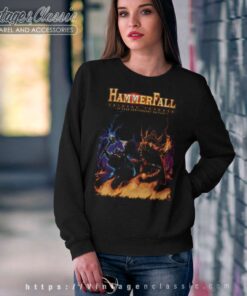 Hammerfall Shirt Crimson Thunder 20th Anniversary Sweatshirt