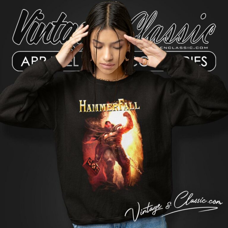 Hammerfall Shirt Dethrone And Defy Sweatshirt Hammerfall Shirt Dethrone And Defy Sweatshirt