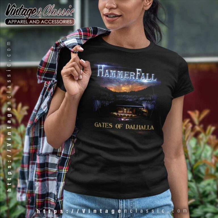 Hammerfall Shirt Gates Of Dalhalla Women TShirt Hammerfall Shirt Gates Of Dalhalla Women TShirt