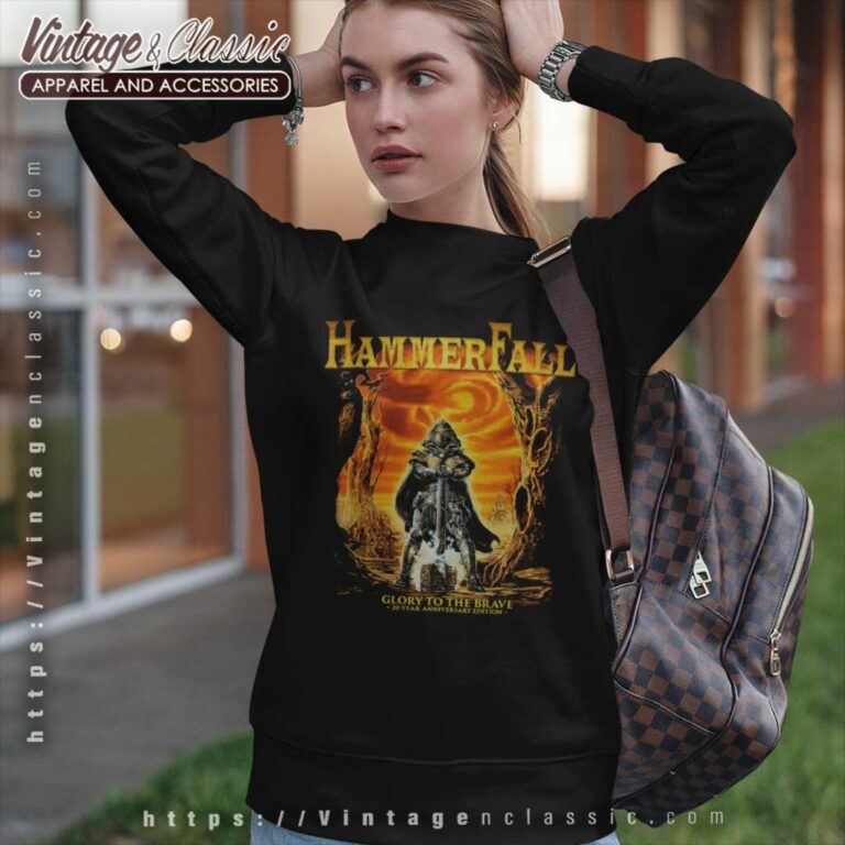 Hammerfall Shirt Glory To The Brave Sweatshirt Hammerfall Shirt Glory To The Brave Sweatshirt