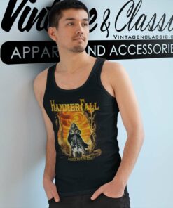 Hammerfall Shirt Glory To The Brave Tank Top Racerback
