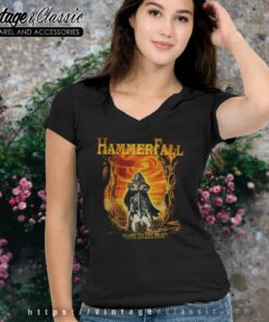 Hammerfall Shirt Glory To The Brave V Neck TShirt