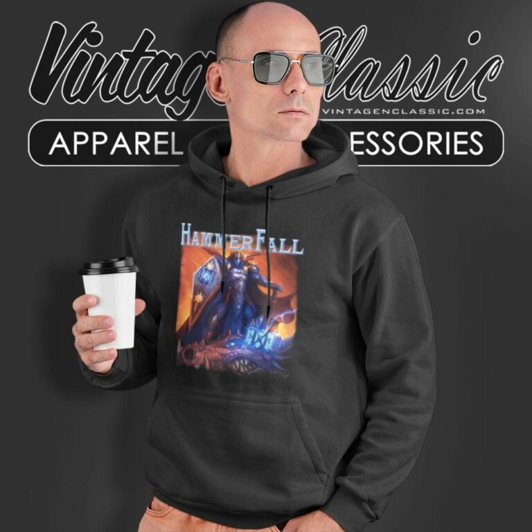 Hammerfall Shirt Hammer High Single Artwork Hoodie Hammerfall Shirt Hammer High Single Artwork Hoodie