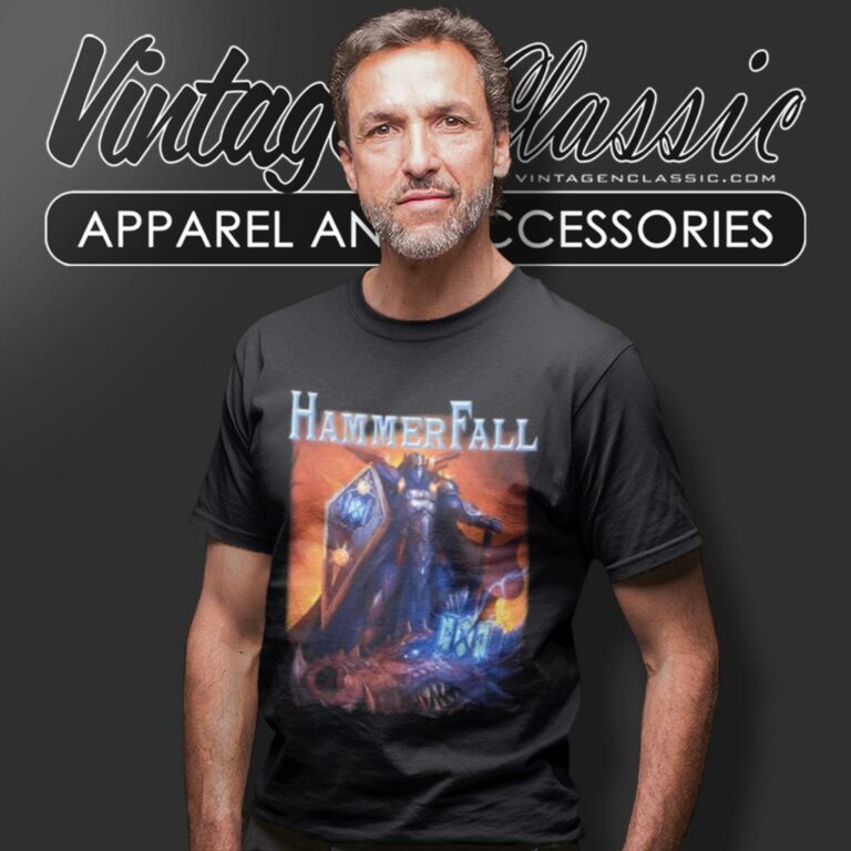 Hammerfall Shirt Hammer High Single Artwork T Shirt Hammerfall Shirt Hammer High Single Artwork T Shirt