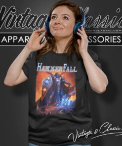 Hammerfall Shirt Hammer High Single Artwork Women T Shirt