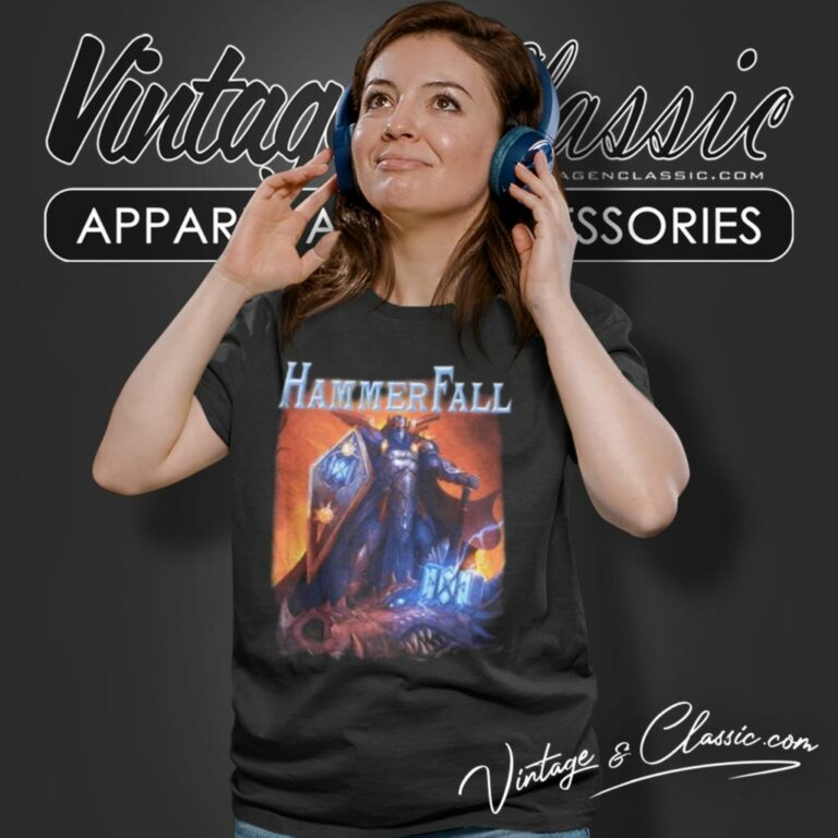 Hammerfall Shirt Hammer High Single Artwork Women T Shirt Hammerfall Shirt Hammer High Single Artwork Women T Shirt