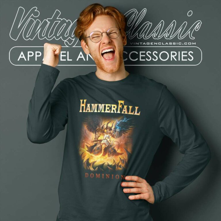 Hammerfall Shirt Hammer Of Dawn Long Sleeve Tee Hammerfall Shirt Hammer Of Dawn Long Sleeve Tee