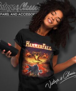 Hammerfall Shirt Hearts On Fire Women T Shirt