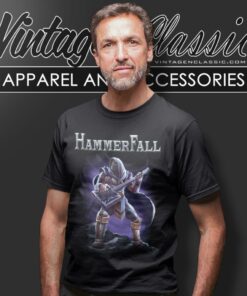 Hammerfall Shirt Hector With Guitar T Shirt