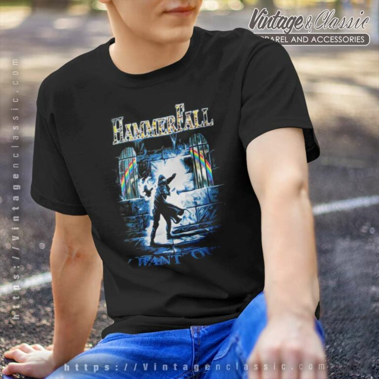 Hammerfall Shirt I Want Out T Shirt Hammerfall Shirt I Want Out T Shirt