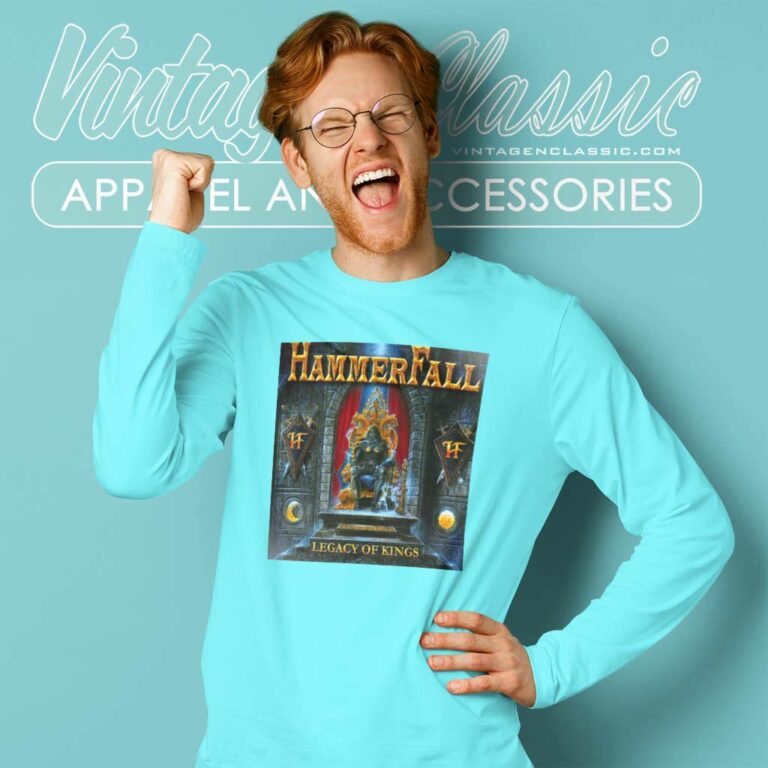 Hammerfall Shirt Legacy Of Kings Long Sleeve Tee Hammerfall Shirt Legacy Of Kings Long Sleeve Tee