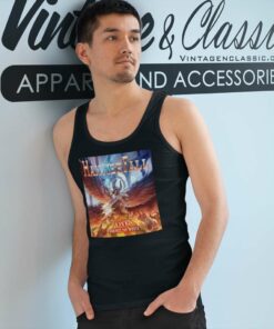 Hammerfall Shirt Live Against The World Tank Top Racerback