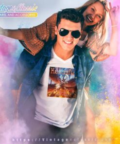 Hammerfall Shirt Live Against The World V Neck TShirt