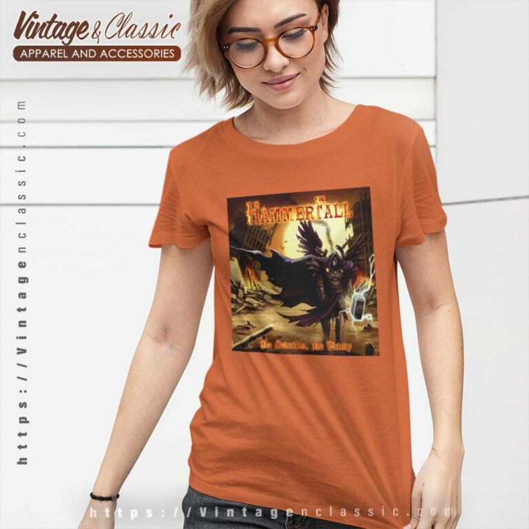 Hammerfall Shirt No Sacrifice No Victory Women TShirt Hammerfall Shirt No Sacrifice No Victory Women TShirt