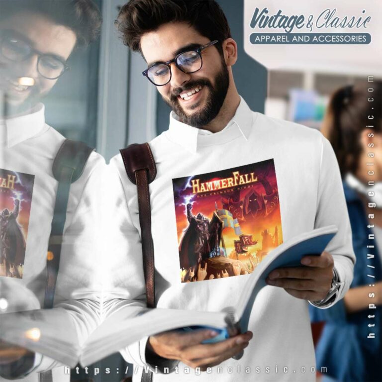 Hammerfall Shirt One Crimson Night Sweatshirt Hammerfall Shirt One Crimson Night Sweatshirt