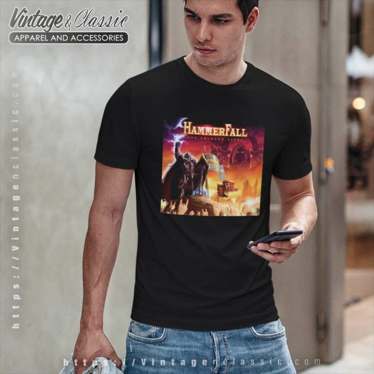 Hammerfall Shirt One Crimson Night T Shirt Hammerfall Shirt One Crimson Night T Shirt